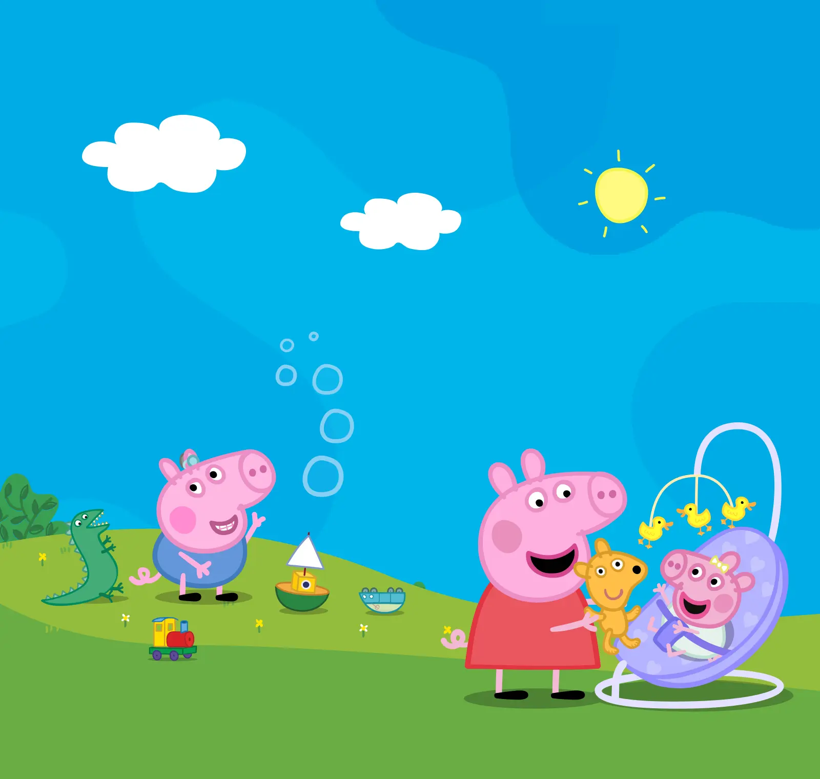Peppa Pig Bowling Set für Kinder 6 Kegel 1 Kugel Kegelspiel für Innen und Draussen Kegelspiel Kinder ab 3 Jahren zur Koordinationsverbesserung, PEP-101 Peppa Pig Bowling Set für Kinder 6 Kegel 1 Kugel Kegelspiel für Innen und Draussen Kegelspiel Kinder ab 3 Jahren zur Koordinationsverbesserung, PEP-101